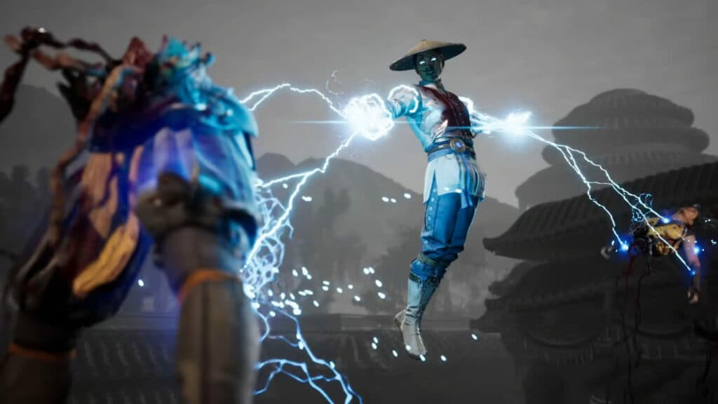 Raiden's fatality screenshot (Image via Warner Bros. Games)