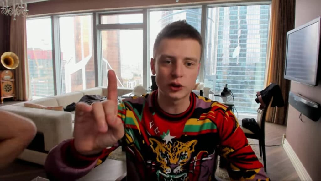 Mellstroy is a controversial streamer who moved to Kick.<br>(Image via <a href="https://youtu.be/riAp5dH4hLQ" target="_blank" rel="noreferrer noopener nofollow">Mellstroy</a>)
