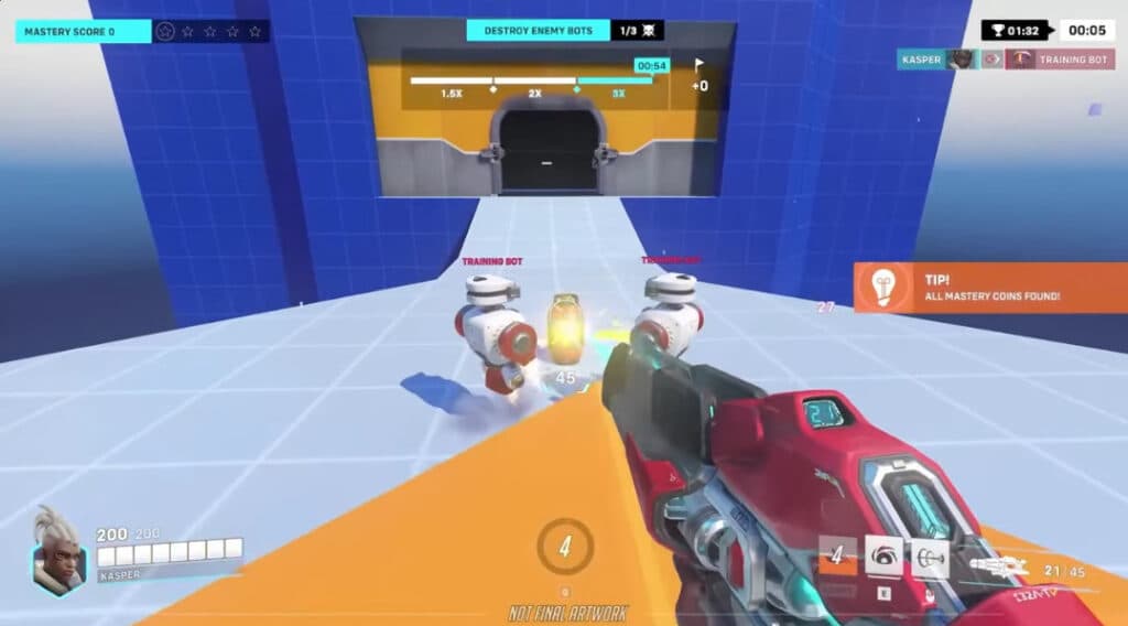 Overwatch 2 Hero Mastery mode screenshot (Image via Blizzard Entertainment)