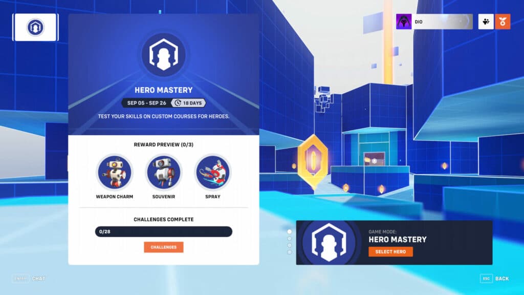 Overwatch 2 Hero Mastery event (Image via Blizzard Entertainment)