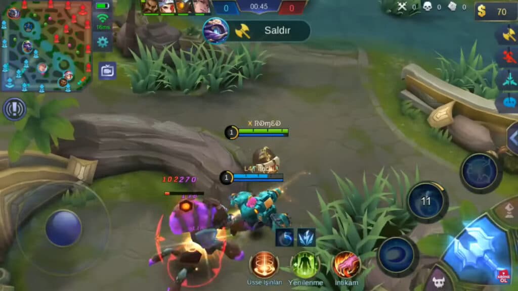 A look at Mobile Legends' gameplay.<br>(Image via <a href="https://youtu.be/vOKKC-9nfZQ" target="_blank" rel="noreferrer noopener nofollow">Jin YouTube</a>)