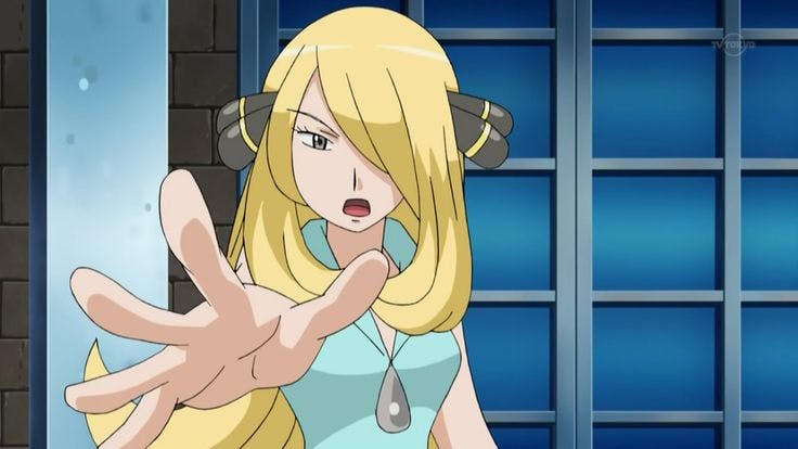 Cynthia (anime) - Bulbapedia, the community-driven Pokémon