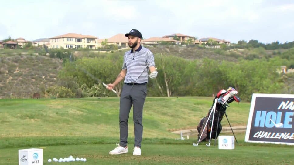 Nadeshot scores a hole in one in an hour at golf event cover image