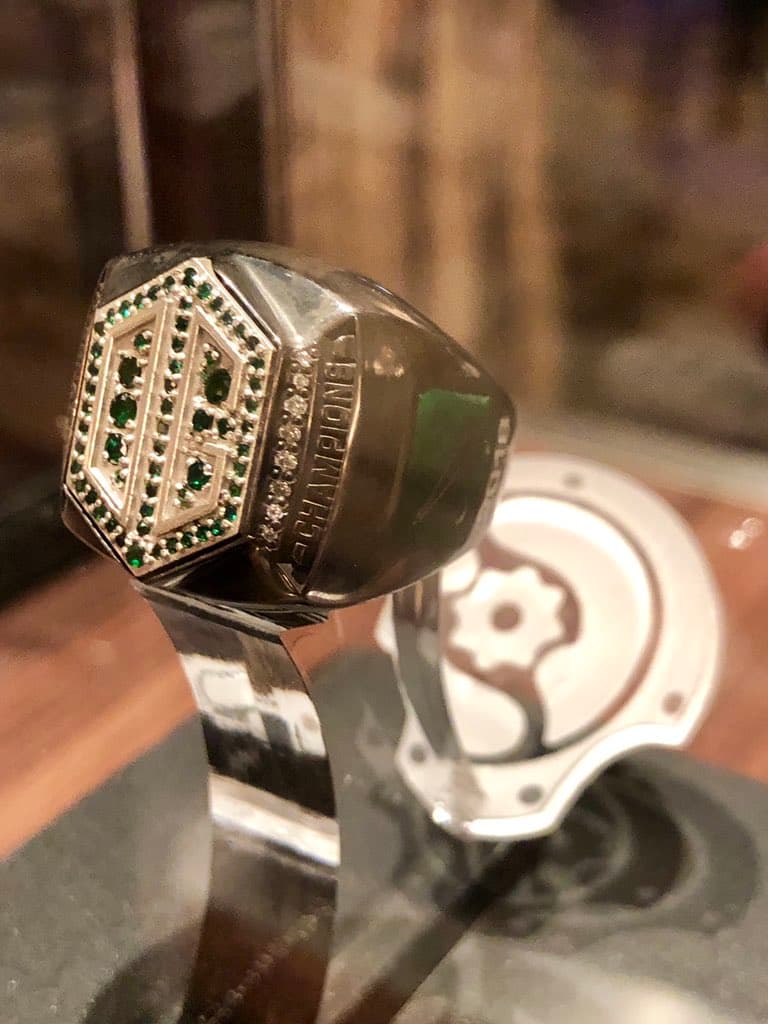 TI8 Championship Ring for OG.<br>(Image via Wykrhm Reddy)