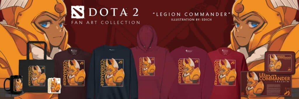 Legion Commander collection (Image via Valve, WeAreNations)