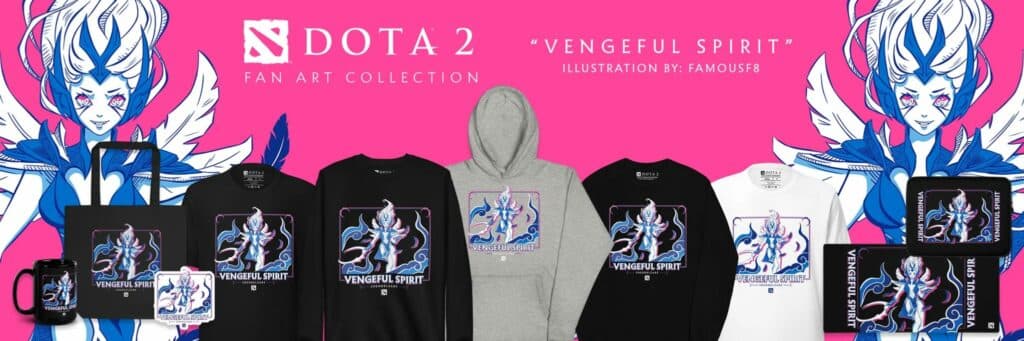 Vengeful Spirit collection (Image via Valve, WeAreNations)