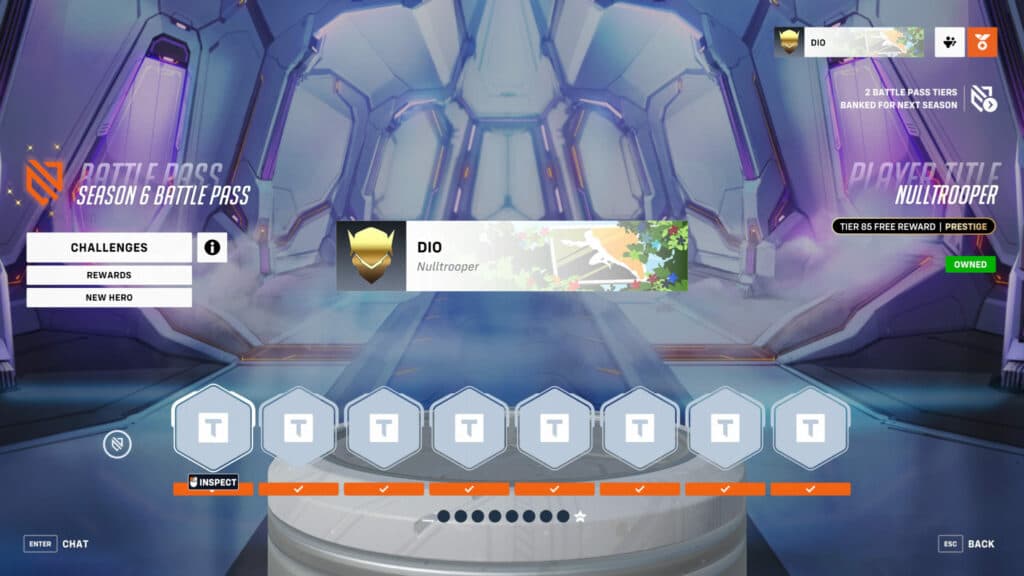 Overwatch 2 Season 6 Battle Pass rewards (Image via Blizzard Entertainment)