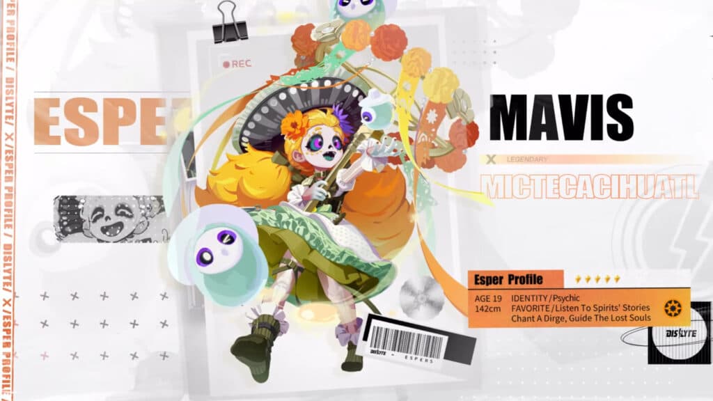 Dislyte Mavis (Mictecacihuatl) (Image via Lilith Games)