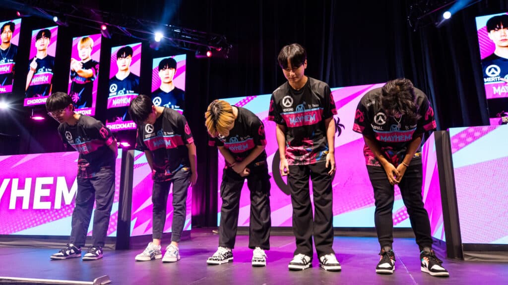 Florida Mayhem roster (Image via Blizzard Entertainment)