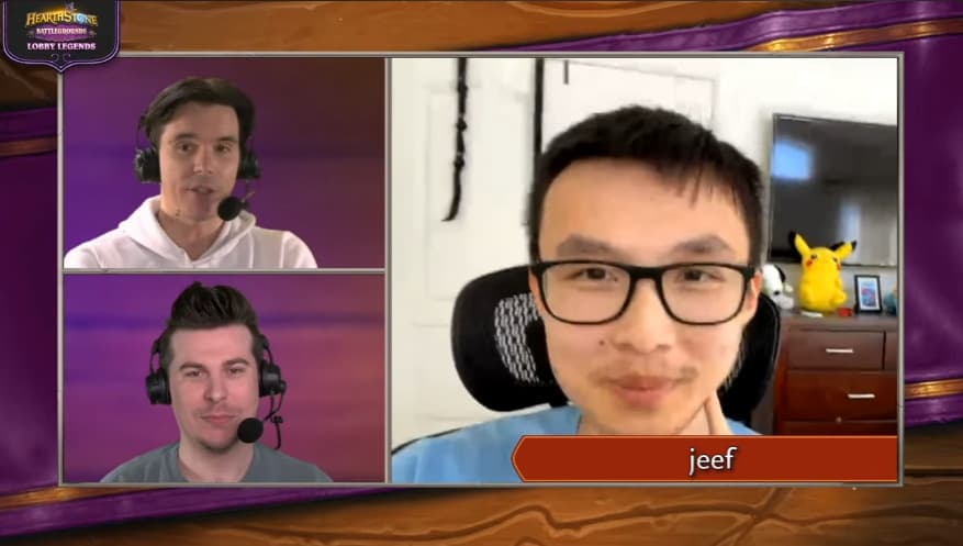 Post-match interview (Image via Blizzard Entertainment)