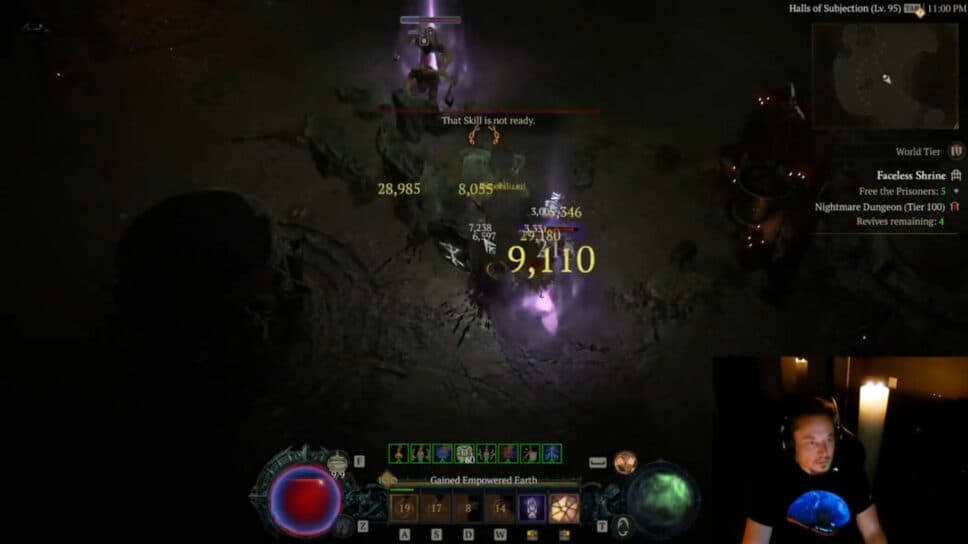 Elon Musk livestreams Diablo 4 on X cover image