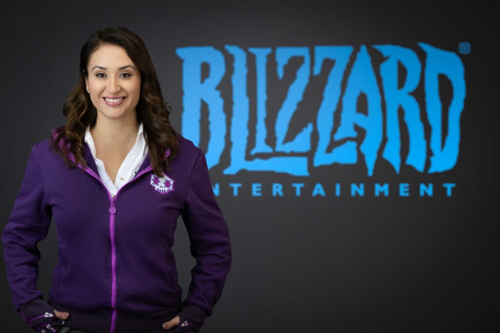 DE&amp;I officer Pamela Burga (Image via Blizzard Entertainment)