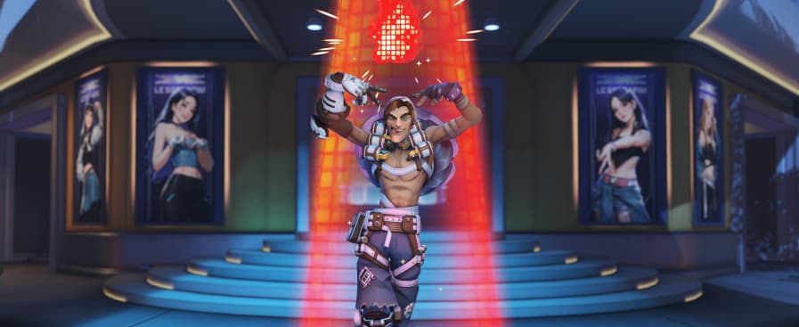 Overwatch 2 Junkrat K-pop skin (Image via Blizzard Entertainment)