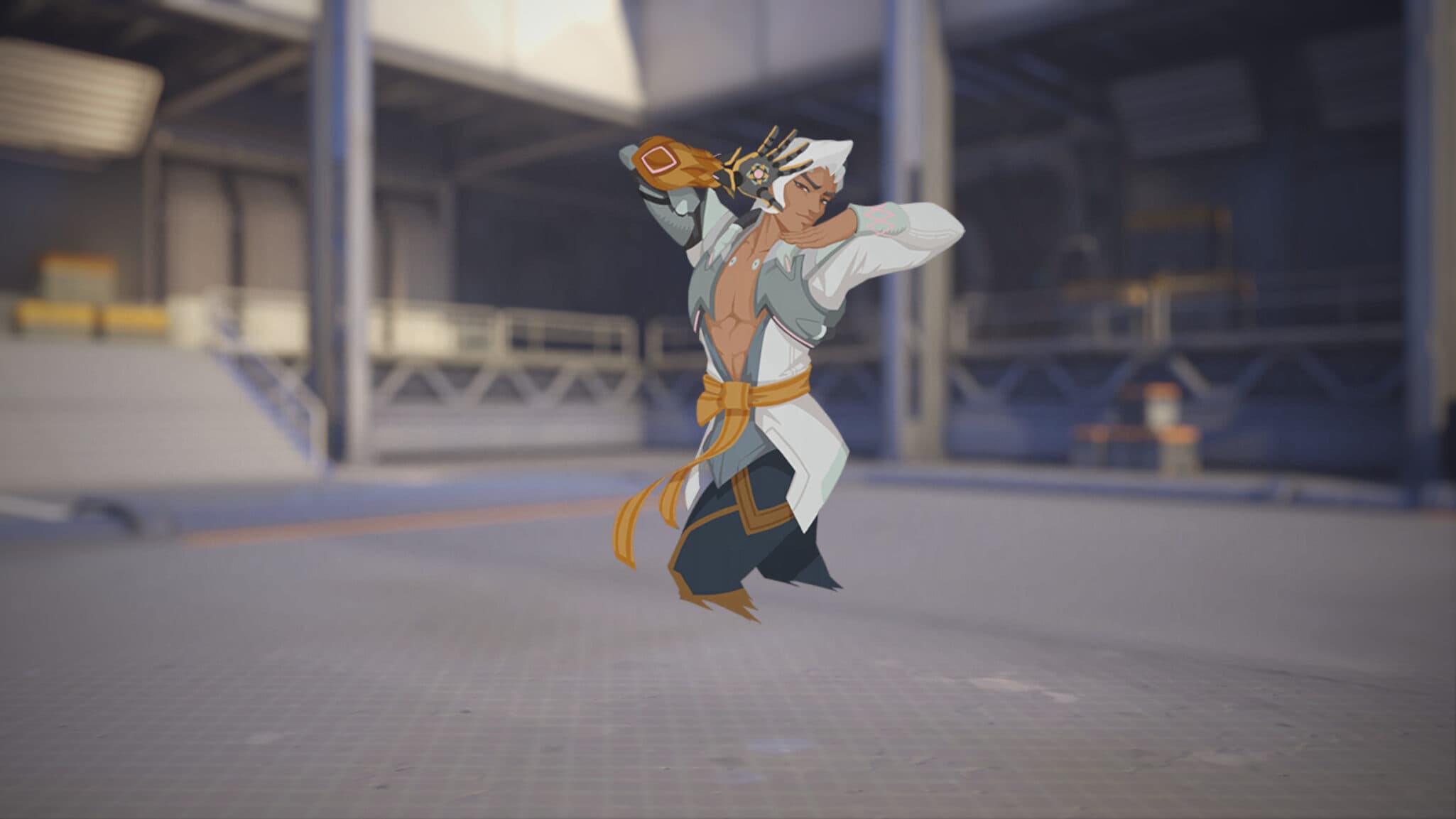 Lifeweaver's Josuke pose (Image via Blizzard Entertainment)