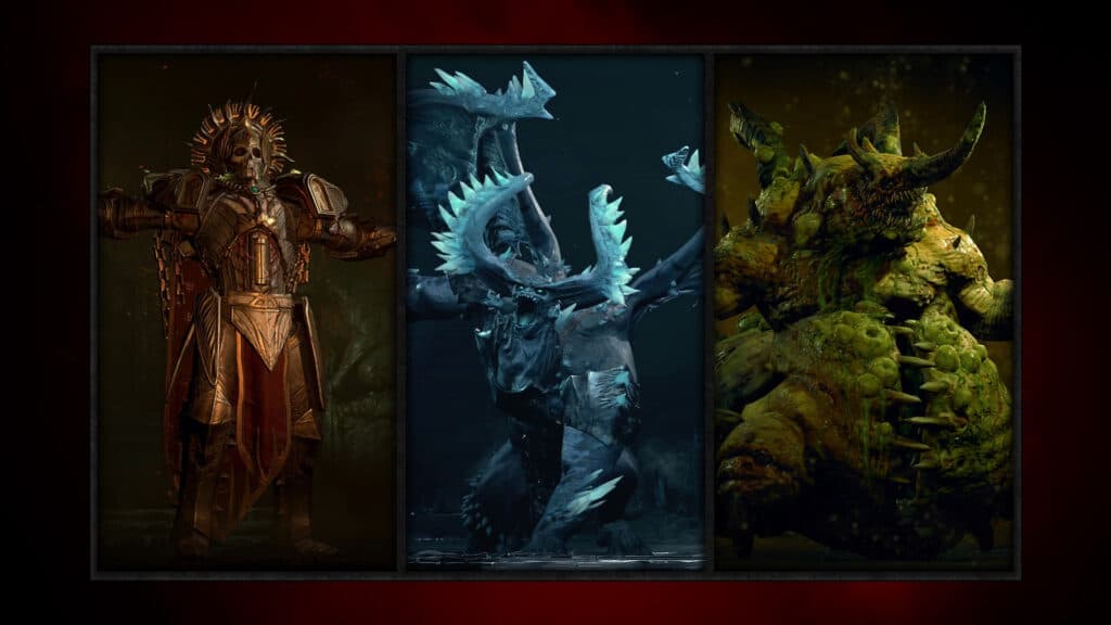 Endgame bosses (Image via Blizzard Entertainment)