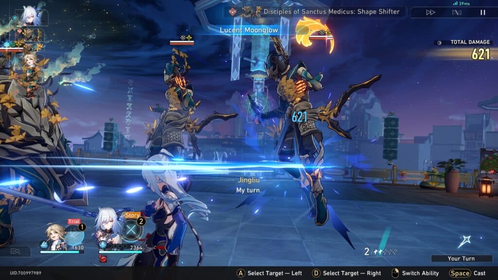 Jingliu featured in Yanqing's companion mission in version 1.3