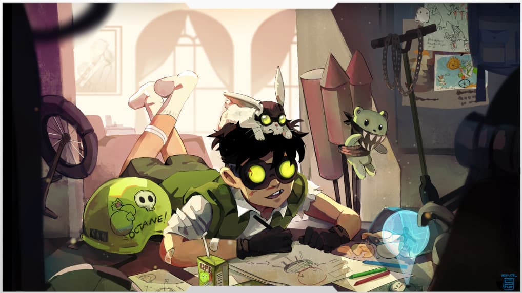 Octane as a child (via Respawn Entertainment/Apex Legends)