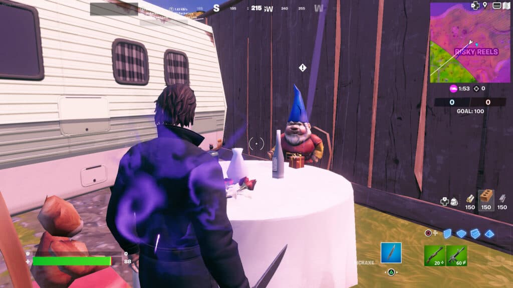Risky Reels Gnome location