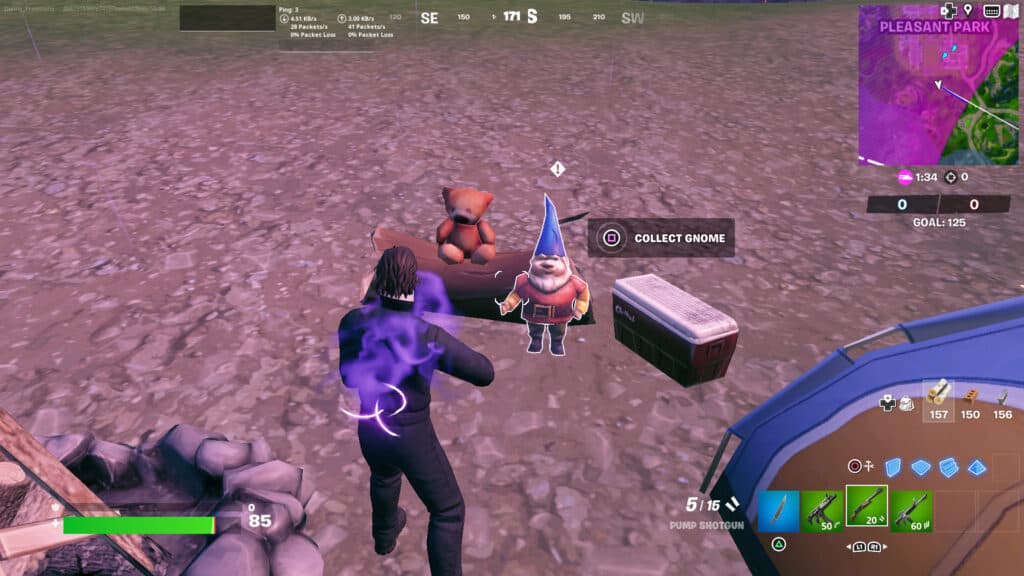 Pleasant Park Gnome location