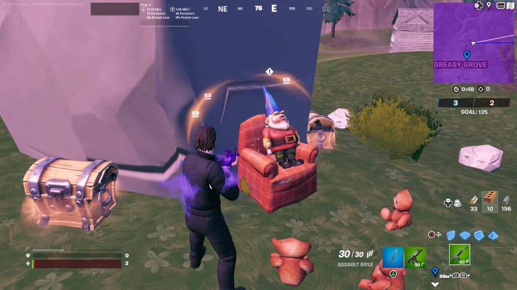 Greasy Grove Gnome location