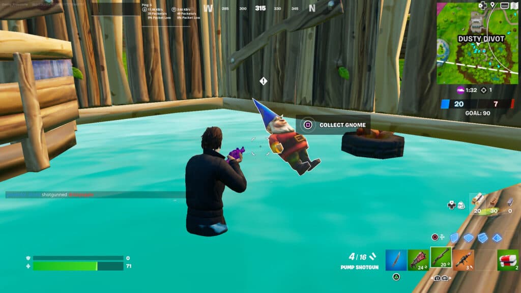 Dusty Divot Gnome location