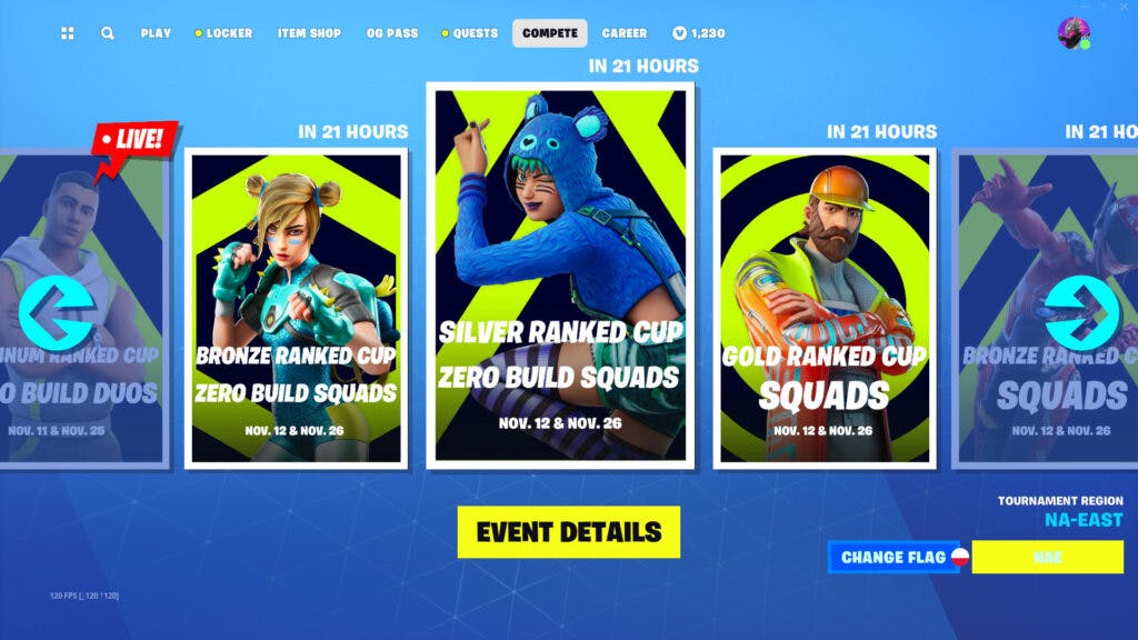 How Many Points To Win The Bronze Rank Solo Cup In Fortnite 