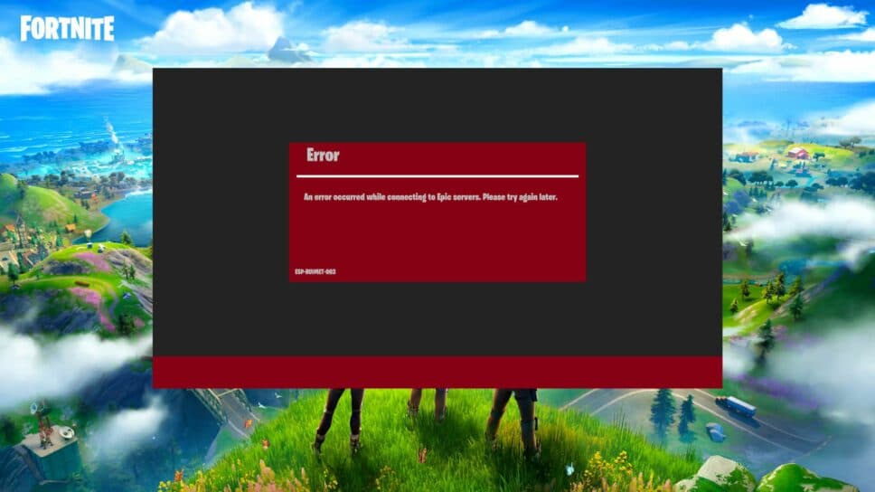 How to Fix ESPBuimet003 Error in Fortnite Esports.gg