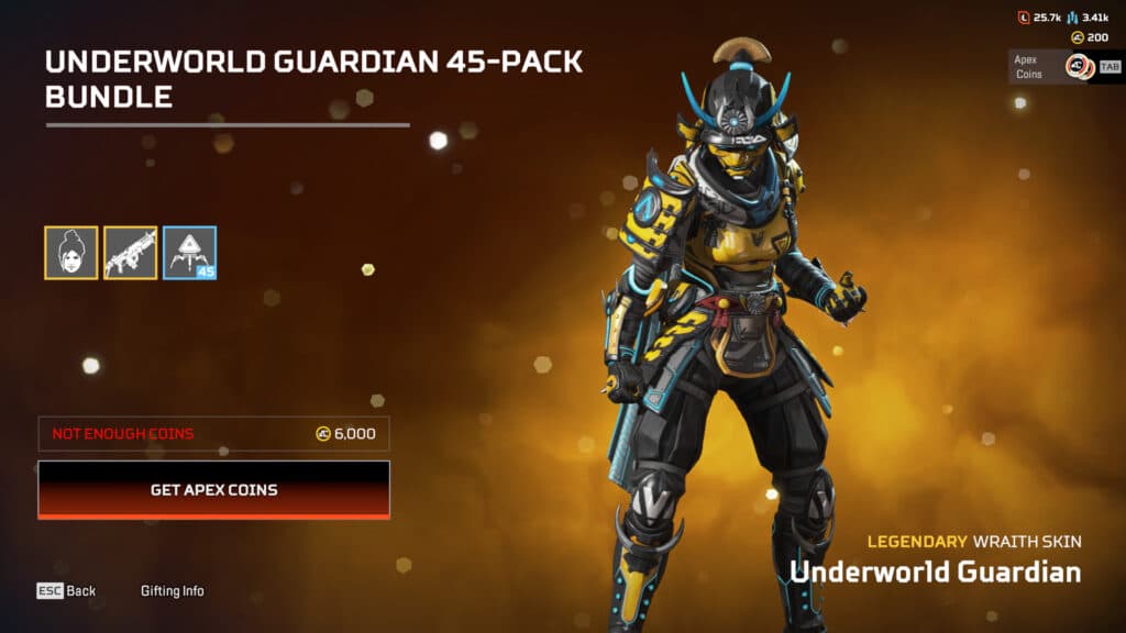 The Apex Black Friday Sale Bloodhound and Wraith bundles (Image via Respawn Entertainment)