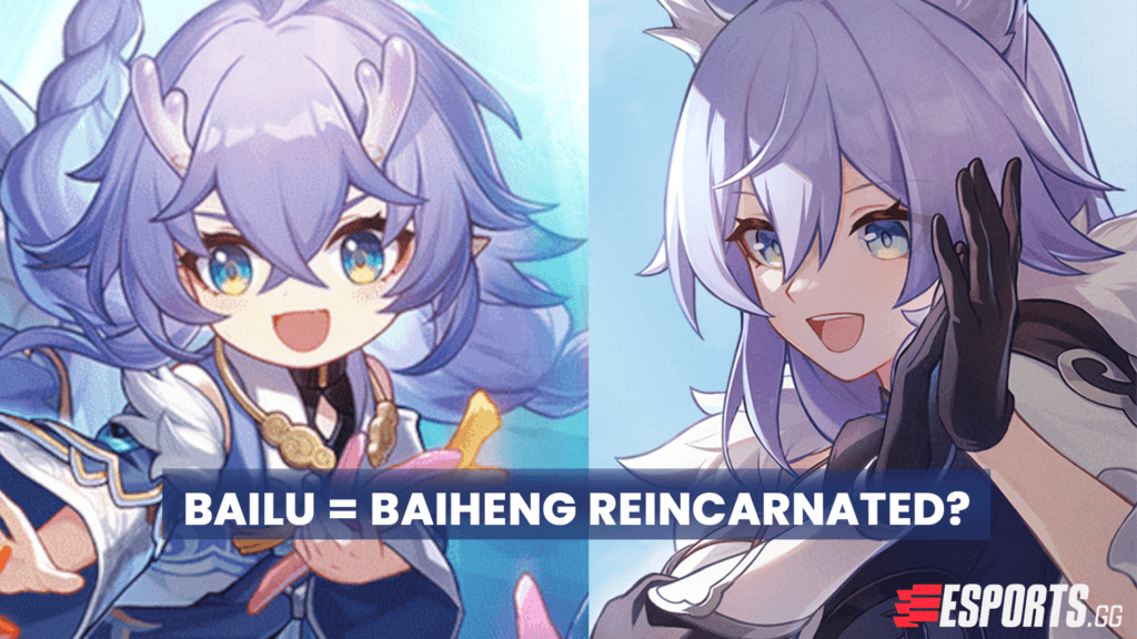 Bailu compared to the latest artwork that features Baiheng (via Honkai Star Rail <a href="https://twitter.com/honkaistarrail/status/1719564936366498074/photo/1" target="_blank" rel="noreferrer noopener">social media</a>)