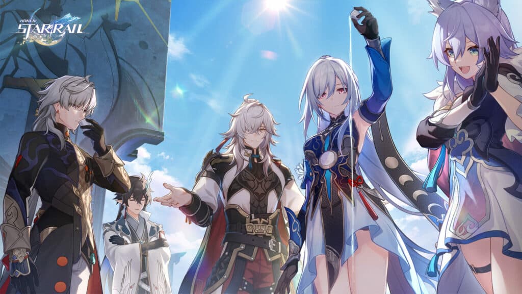 High Cloud Quintet wallpaper shared by MiHoYo on November 1