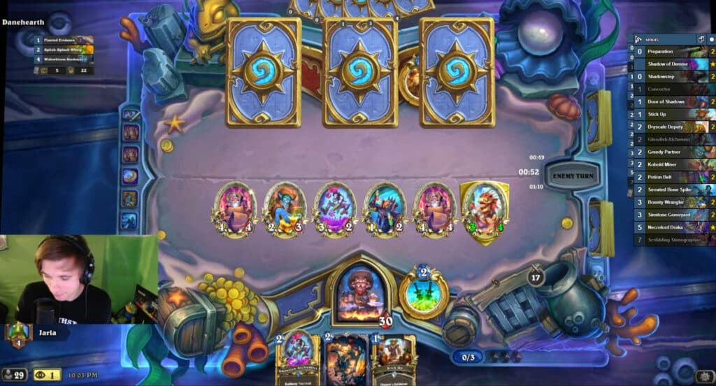 Jarla livestreaming the theorycrafting event (Image via Jarla)