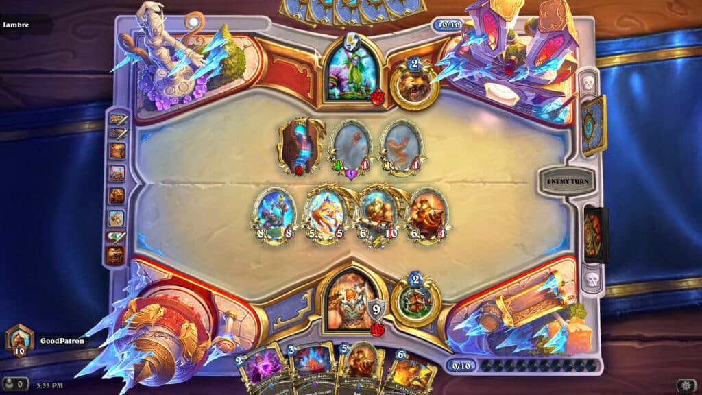 Hearthstone Showdown in the Badlands gameplay (Image via Blizzard Entertainment)
