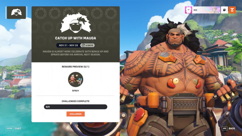 Mauga and Baptiste spray (Image via Blizzard Entertainment)