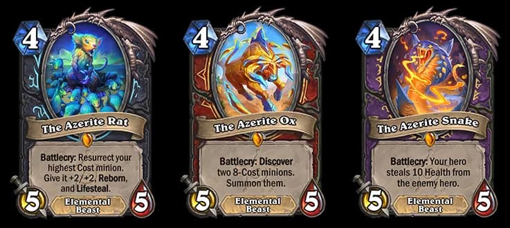 Excavate legendaries in Hearthstone (Images via Blizzard Entertainment)