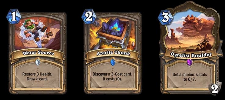 Excavate treasures in Hearthstone (Images via Blizzard Entertainment)