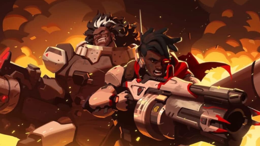 Mauga and Baptiste (Image via Blizzard Entertainment)