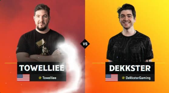 Towelliee versus Dekkster at BlizzCon 2023 (Image via Blizzard Entertainment)