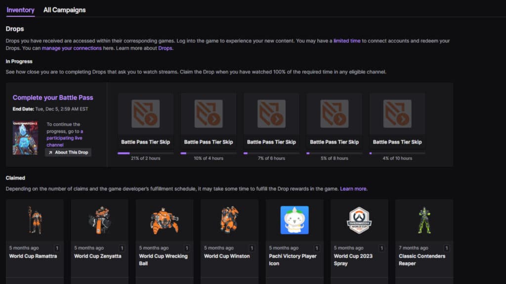 How to unlock free Overwatch 2 Battle Pass tier skips (Image via Twitch)