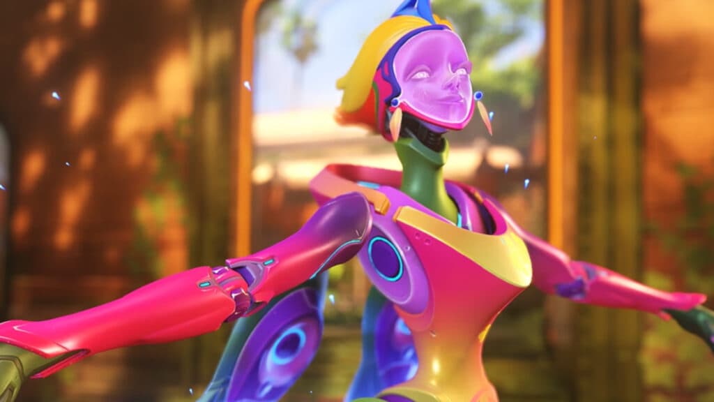 Overwatch 2 Bird of Paradise Echo skin (Image via Blizzard Entertainment)