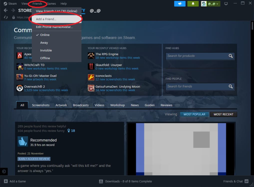 How to add friends in Dota 2 (Image via Valve Corporation)