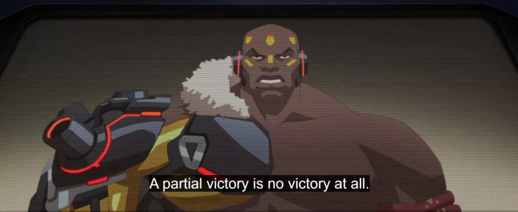Doomfist in the new Overwatch 2 animated video (Image via Blizzard Entertainment)