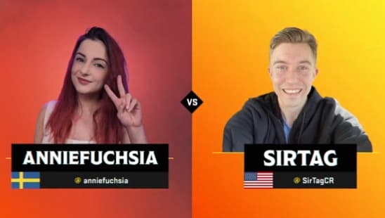 AnnieFuchsia and SirTag (Image via Blizzard Entertainment)