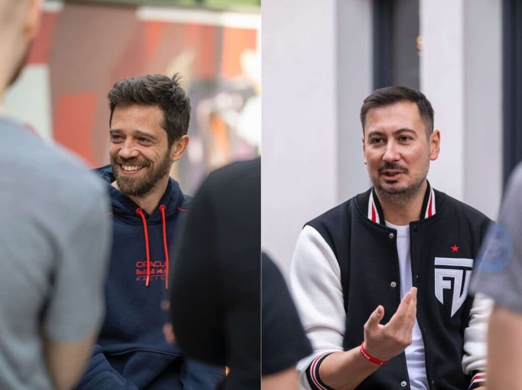 Sinan Dursunoglu (Left) and Cesur Sunnetcıoglu (Right) founded Futbolist together (Image via Red Bull)