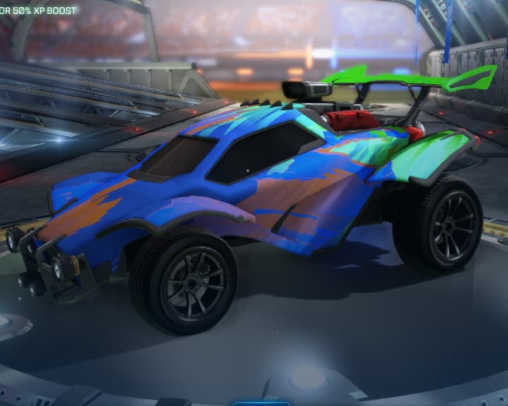 Lime Virtuality Animated Decal