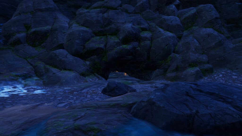 Entrance to the cave