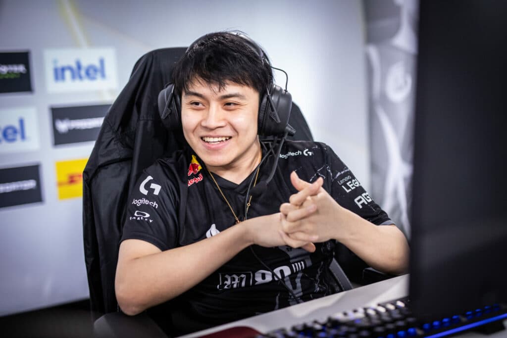 G2.IG at the ESL One Kuala Lumpur Group Stage.<br>(Photo via Adam Lakomy / ESL)