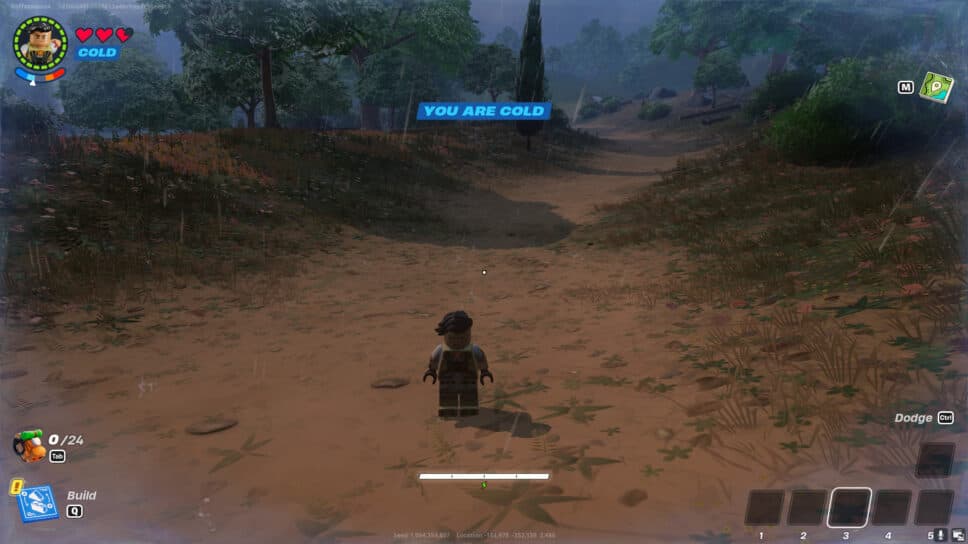 Cold in LEGO Fortnite: How to avoid freezing to death cover image