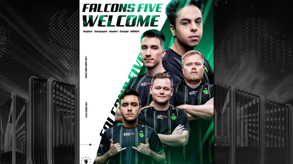 Falcons CS2 roster revealed. ENCE trio secures Falcon RMR spot cover image