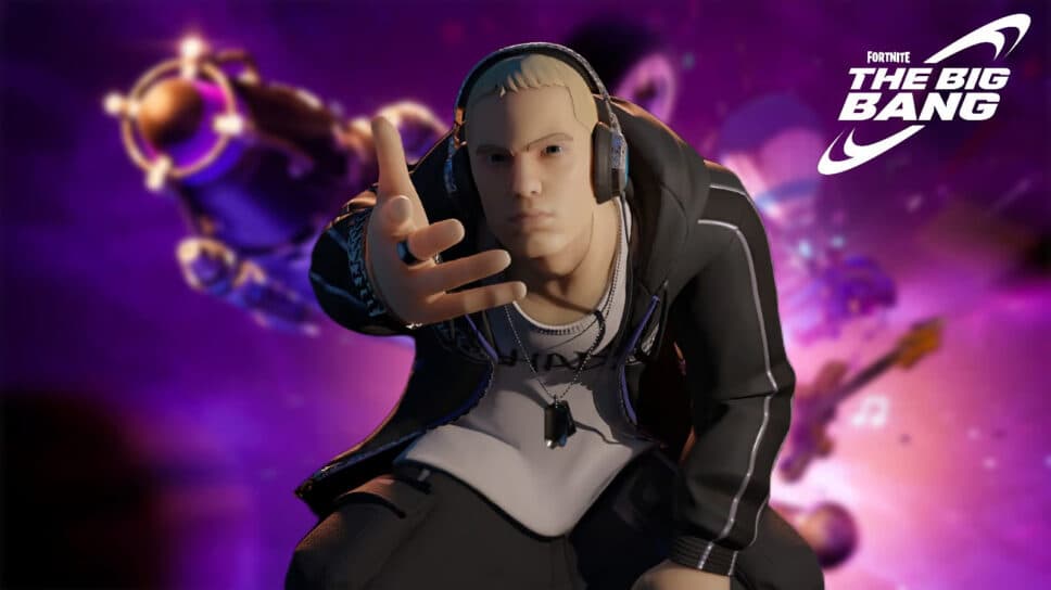 Spotify offers Eminem fans a Fortnite x Eminem vinyl record cover image