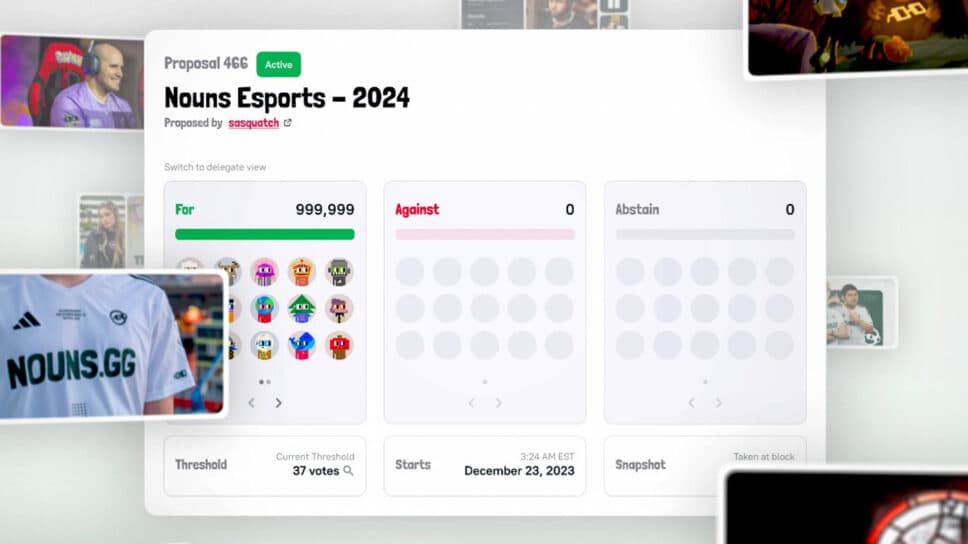 Nouns Esports is voting to determine its future in 2024 cover image